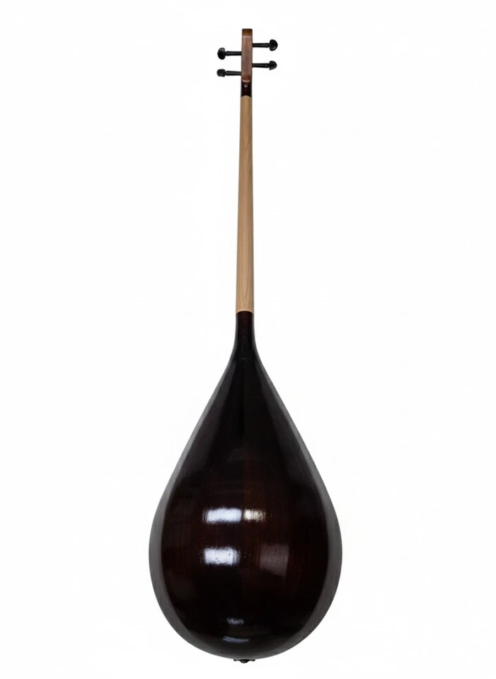 Strumento popolare tradizionale Dutar Dotar qualità uzbeka legno di gelso 19 tasti - Immagine 3 di 3