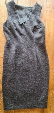 Next Size 16 Grey Sleeveless Shift work Dress NWT RRP £38