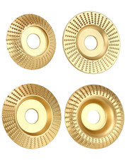 ® 4 Pezzi Mola per Legno, Disco Abrasivo in Legno, Diametro Interno 22,2 Mm per 