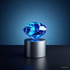 Loose 2.00 Ct Certified Round Brilliant Blue Diamond   D Color, VVS1 Clarity