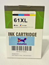 61 XL Black  Tri-Color Ink Cartridges New open Box 