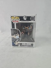 Funko POP! Games Mortal Kombat Sub-Zero #251 Vinyl Figure DAMAGED BOX SEE PICS