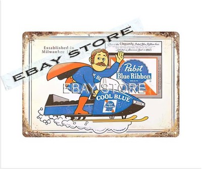 home goods artwork beer brewery barartworks retro tin sign plaque