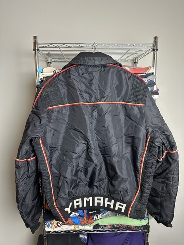 Vintage Maxim Wear Yamaha Logo Snowmobile Ski Jacket Black Insulated Size Large - Bild 2 von 5