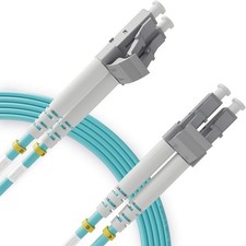 LC to LC Fiber Patch Cable Multimode Duplex - 2m 6.56ft - 50/125um OM3 10G LS...