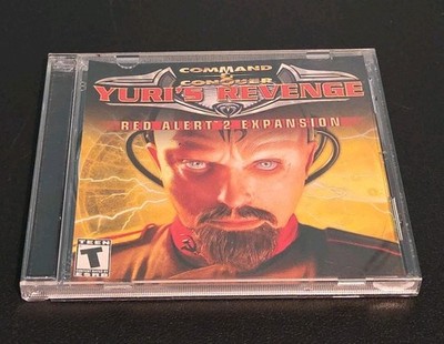 Command & Conquer Yuri's Revenge Red Alert 2 Expansion PC Game 2001 CD-ROM