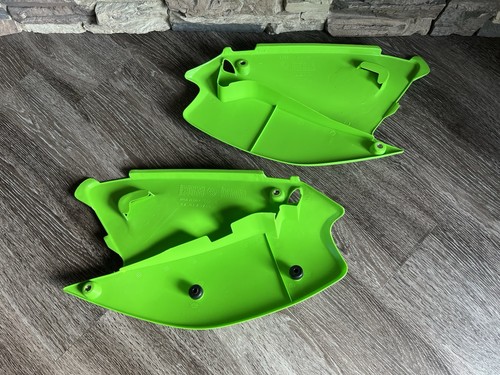 2003-2008 Kawasaki KX250 & KX125 Motocross MX Side Panels by UFO KA03739-026 - Picture 2 of 8