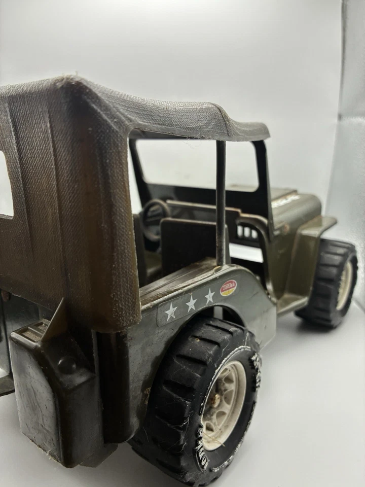 Jeep Vintage Tonka Army G-452-8 - Metal Militar 4x4 - Años 70/80 - Raro Completo Foto 4 de 4