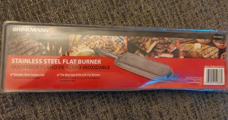 Brinkmanship Stainless Steel Flat Burner Gas Grill 812-7232-S NEW Replacement