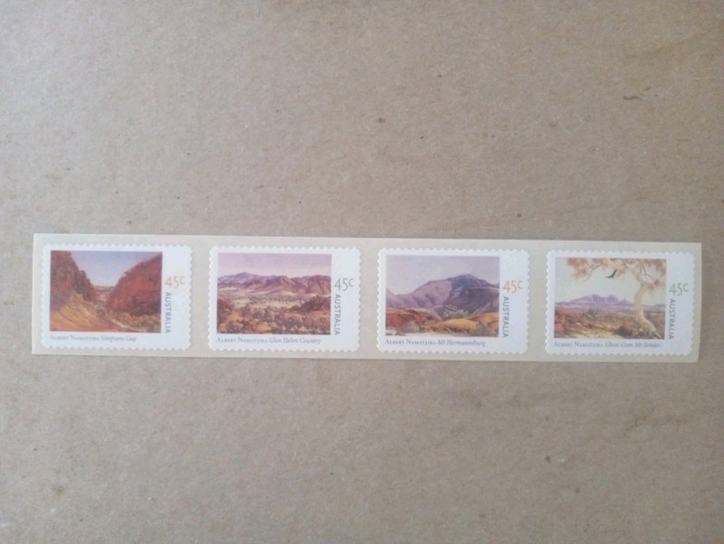 Australia - Albert Namatjira  Stamps MNH , Beautiful Landscape 
