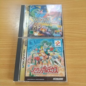 Lot 6 Sega Saturn Game Cotton Parodius Donpachi Japan