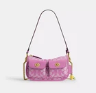 Coach x Brain Dead Twin Turnlock Waverly Bag Signature JQD Fuchsia CEO10 B4/FX