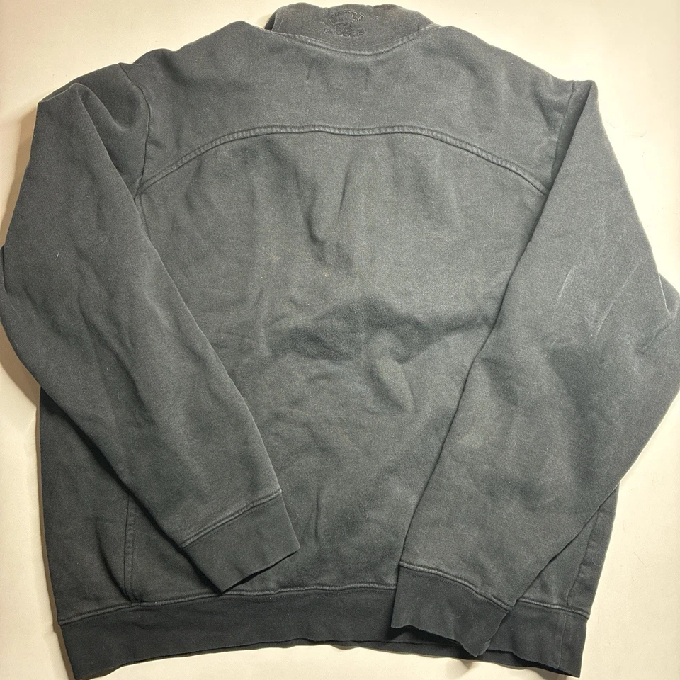 Vintage Cutter & Beck Quarter Zip Sweatshirt Distressed Crewneck Size:L 90s - Image 4 of 4