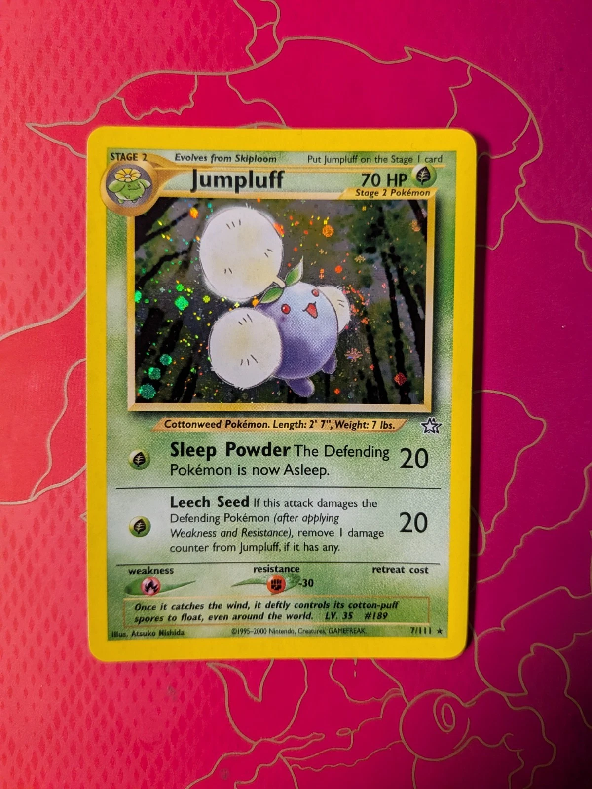 Jumpluff 7/111 -  Neo Genesis - Pokémon card - rare - HOLO - LP