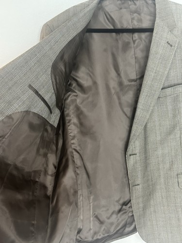 Jos A Bank Executive Collection Suit 50R Glen plaid Blazer Pants 46W Wool $795 - Picture 9 of 18