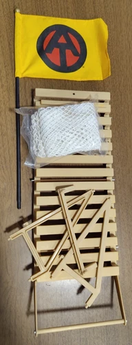 GI JOE Collectos Club Polar Bear Attack Base Camp Sled, Net and AT Flag