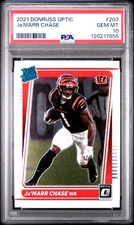 Ja'marr Chase 2021 Panini Donruss Optic #207 PSA 10