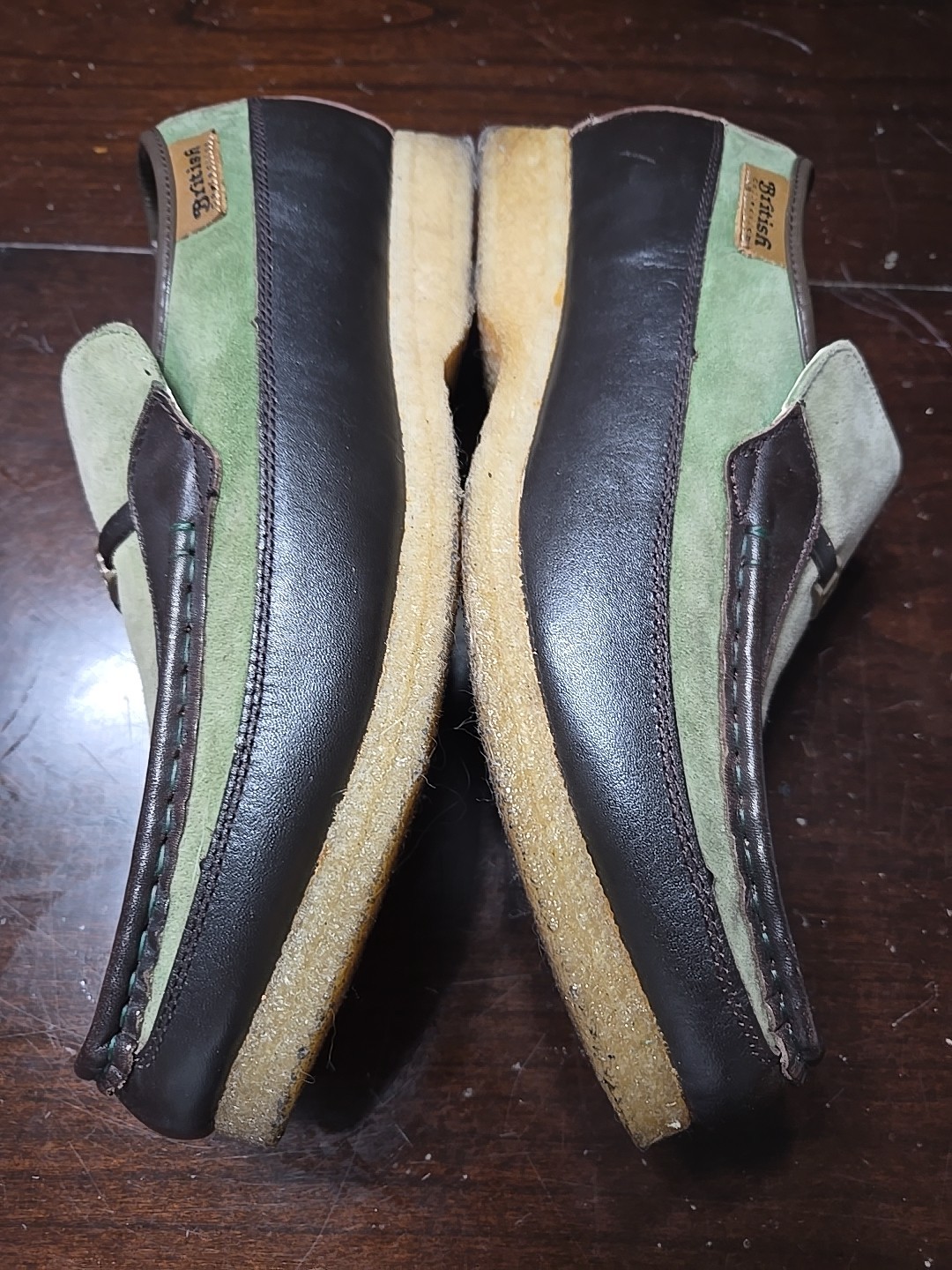 British Collection Power Old School Slipon Shoes Mens 9.5 