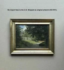 Wenzel Noltsch (Austrian, 1835) Garden of Walkendorf Castle. ca, 1850. COA