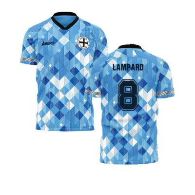 England 1990 Third Concept Fußballtrikot (Libero) (Lampard 8)