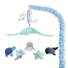 Baby Crib Mobile for Boys and Girls, Soft Plush Ocean Characters Mobiles, Blu...