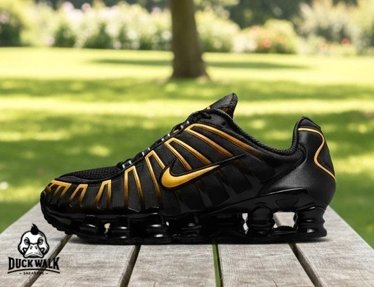 Nike Shox TL Black University Gold for Sale | Authenticity Nike Shox TL Black University Gold for Sale | Authenticity