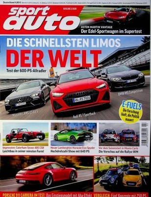 5) Sport Auto 02/2020 - Porsche Taycan 4S mit 571P - Bentley Bentayga Speed mit