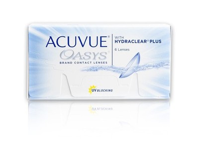 ACUVUE OASYS 6er Kontaktlinsen Hydraclear Plus Johnson&Johnson + Linsenbehälter