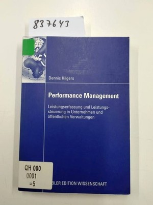 Performance Management: Leistungserfassung und Leistungssteuerung in Unt 1837643
