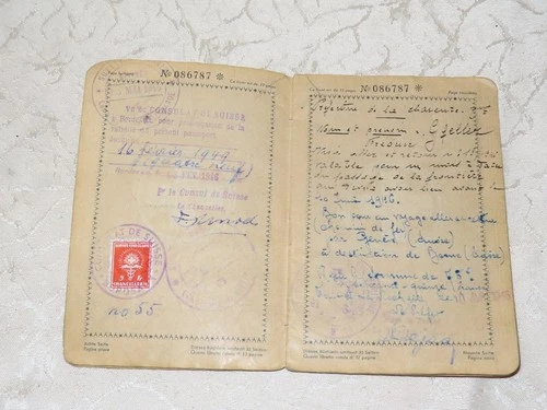 Reisepass Passeport Suisse Schweizer Pass !! E - Bild 7 von 11