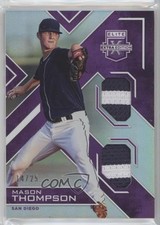 2016 Panini Elite Extra Edition Dual Materials Purple 14/25 Mason Thompson s3g