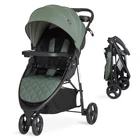 Lightweight Green Breeze Stroller with Adjustable Canopy & Compact Fold