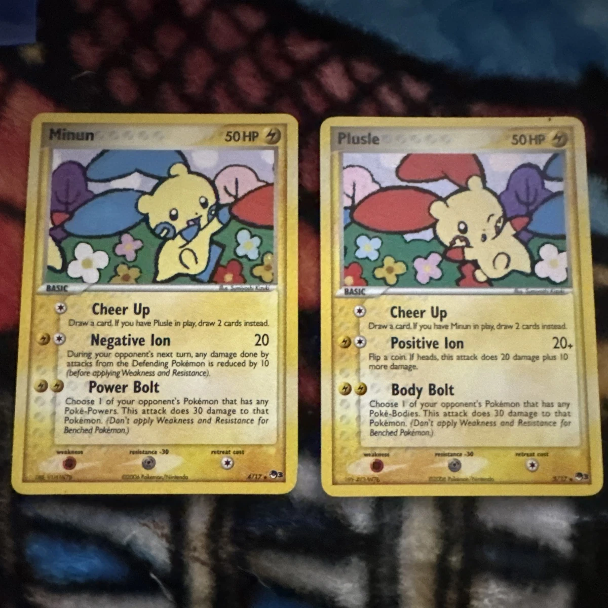 Plusle Minun In Pokémon Individual Trading Cards for sale | eBay