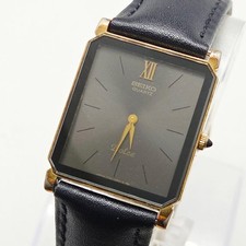 Working 1985 SEIKO DOLCE 7730-5040 Tank Type