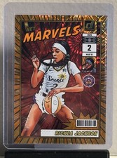2025 Panini Donruss WNBA - Net Marvels Rickea Jackson #6 Orange Fireworks /75