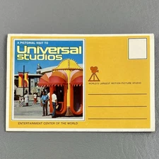 Universal Studios Hollywood California 1970 Postcard Booklet 12 Photos