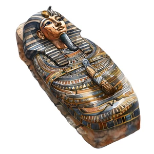 Tutankhamun Egyptian Pharaoh Ancient Pyramids Self Adhesive Vinyl Sticker