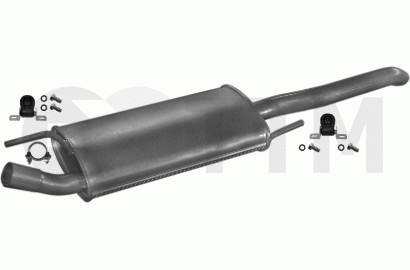 Silencieux arrière VW Vento berline 4 portes pot echappement 1.9 D