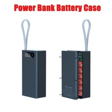 Li-ion Battery Pack Kits Box Holder for 12pcs 18650 Mobile Power Solderless DIY