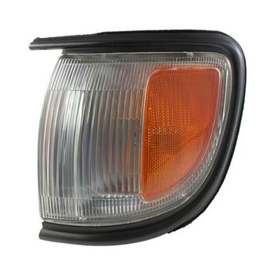 Park Corner Turn Signal Marker Lamp Left Driver Side Orange Clear Lens Smooth