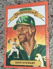 1990 Donruss - Diamond Kings #6 Dave Stewart