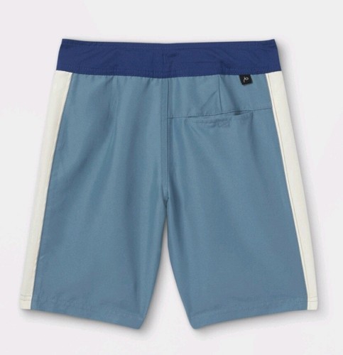 Boys' Colorblock Swim Trunks- art class Blue 6 - Picture 2 of 3
