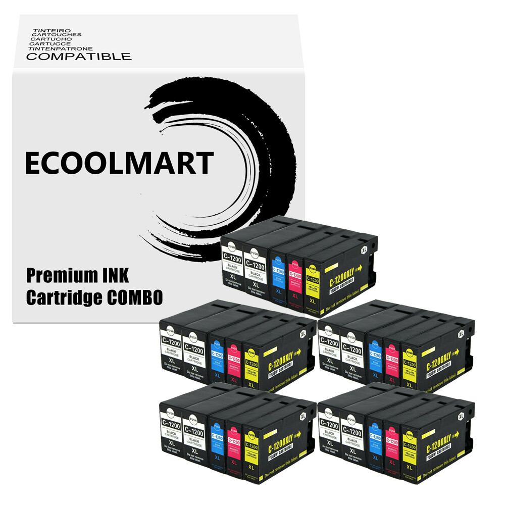 25PK Ink Cartridge Compatible for PGI1200 PGI-1200XL MAXIFY MB2320 MB2120