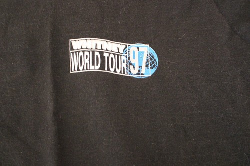 Vtg 1997 Whitney Houston World Tour Black Rap T- Shirt XL READ - Picture 2 of 5
