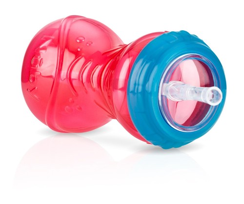Nuby Clik-It Flex Straw Leak-Proof Sippy Cup - 2 Pack - No-Spill - 10oz/300ml - 第 10/21 張圖片