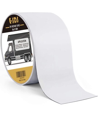 E-SDS RV Sealant Tape 4 Inch x 50 Foot RV Roof Tape UV & Weather-Resistant Se...