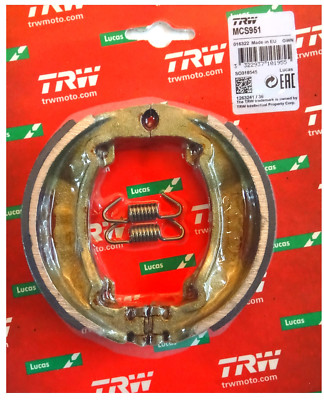 Yamaha RS 100 1977 - 79 TRW-Lucas Bremsbacken brake shoes vorne m Fed MCS951