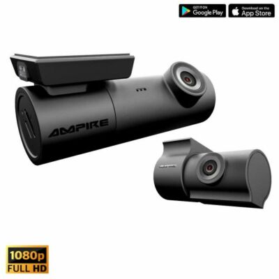 DC2 AMPIRE Dual-Dashcam in Full-HD, WiFi und GPS inkl. SANDISK microSD 32 GB
