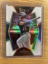 2022 Select White Premier Level Refractor SP #’d /50 Ty France Mariners Hot $