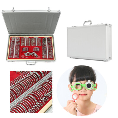 68/266× Trial Lens Set Optometry Metal Rim Optical Lens Optometry Test + Box